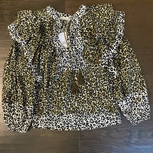 Ulla Johnson Carissa Ruffle Cotton Blouse